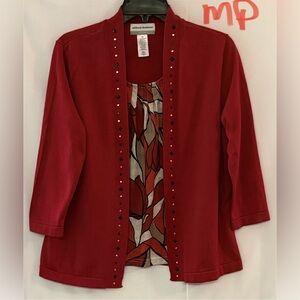 Alfred Dunner Vibrant Red Garment